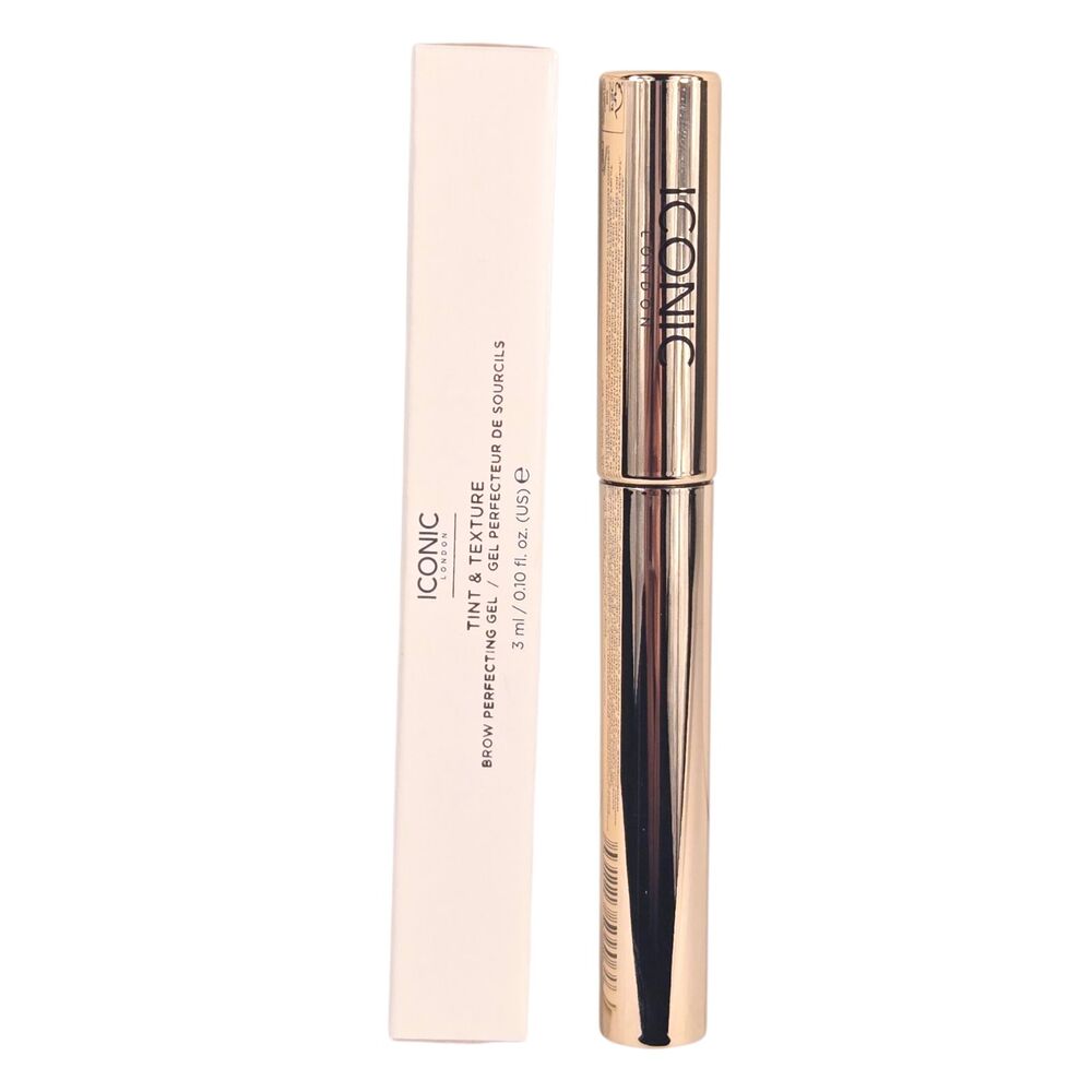 Iconic London Tint & Texture Brow Perfecting Gel Ash Blonde 3ml New In Box